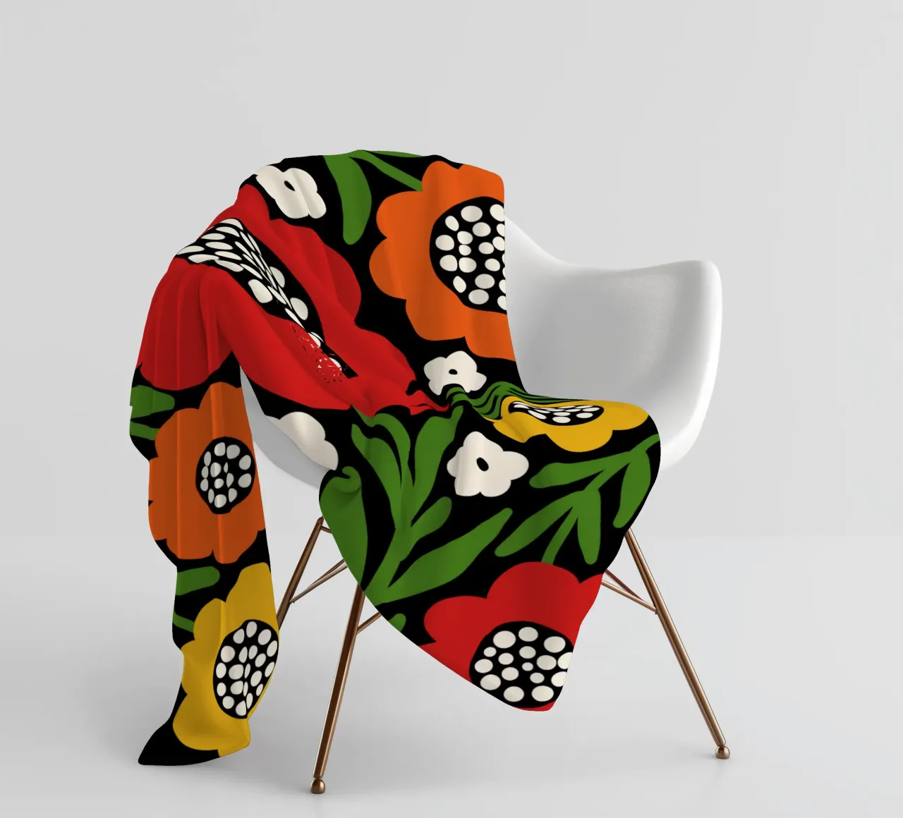 Fresh rustic bloom coperta in pile da TijanaArtStudio88