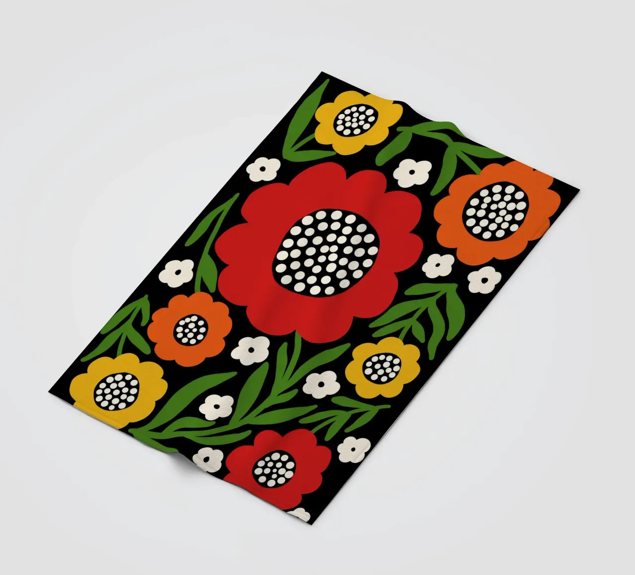 Fresh rustic bloom coperta in pile da TijanaArtStudio88