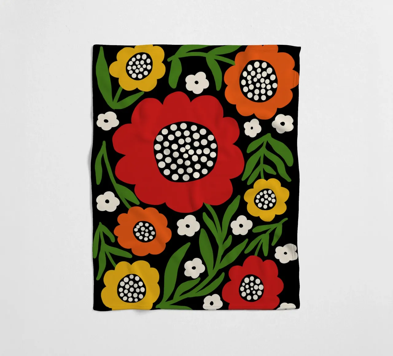 Fresh rustic bloom coperta in pile da TijanaArtStudio88