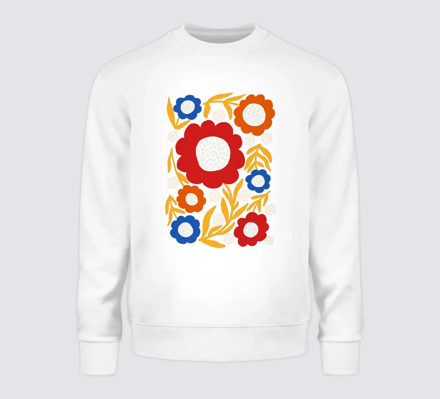 Rustic bloom sweatshirt by TijanaArtStudio88