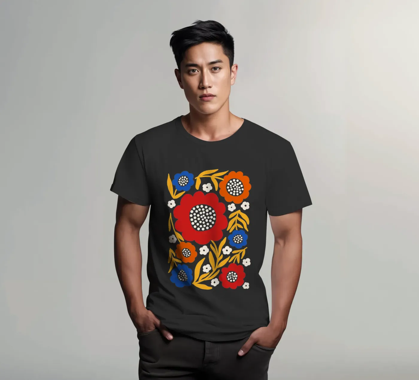 Rustic bloom t-shirt da TijanaArtStudio88