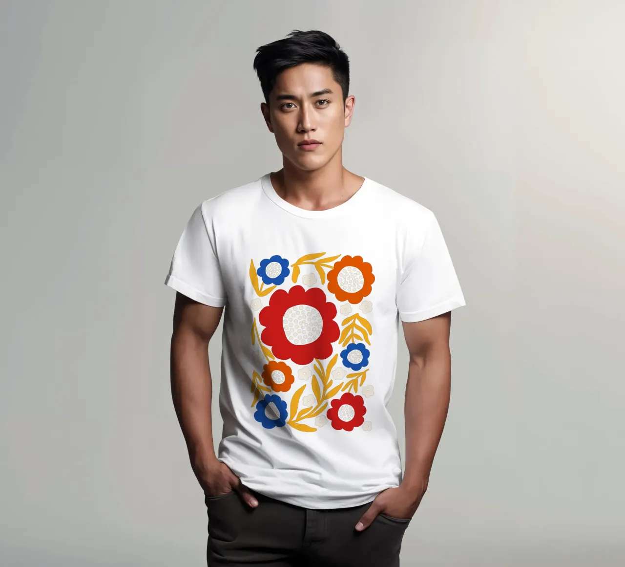 Rustic bloom t-shirt da TijanaArtStudio88