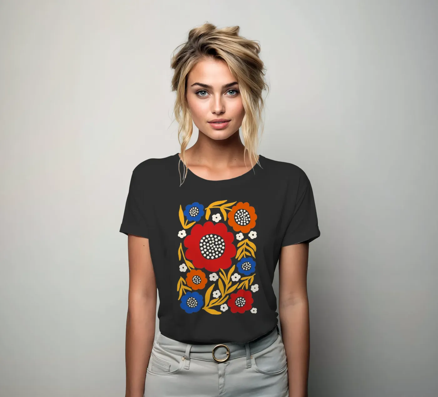 Rustic bloom t-shirt da donna da TijanaArtStudio88