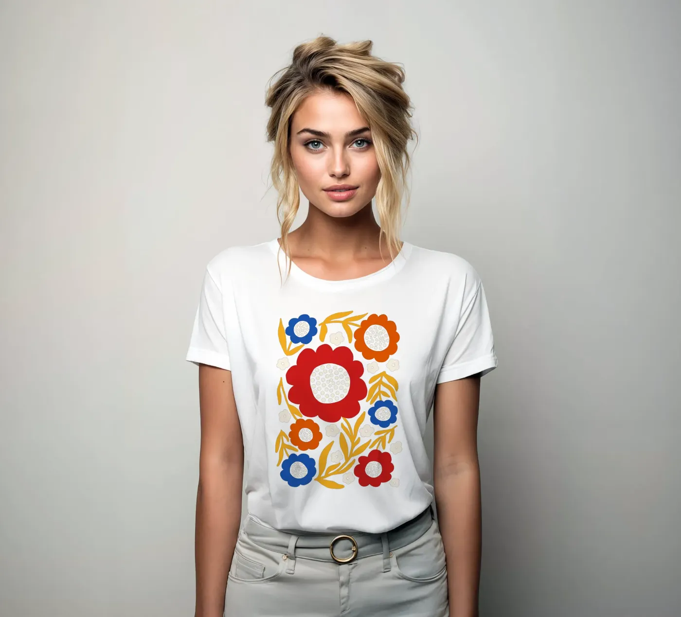 Rustic bloom t-shirt da donna da TijanaArtStudio88