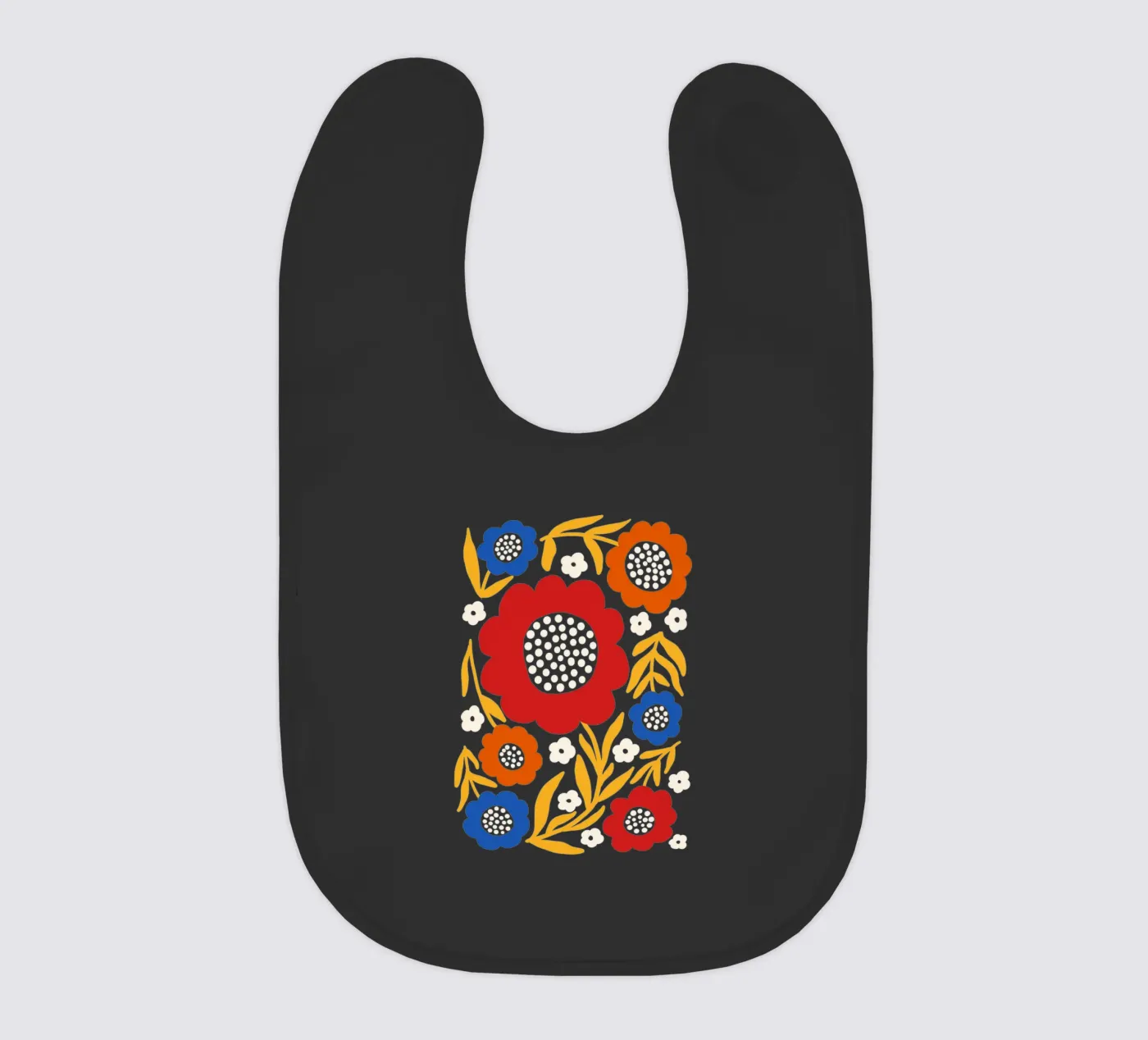 Rustic bloom baby bib by TijanaArtStudio88