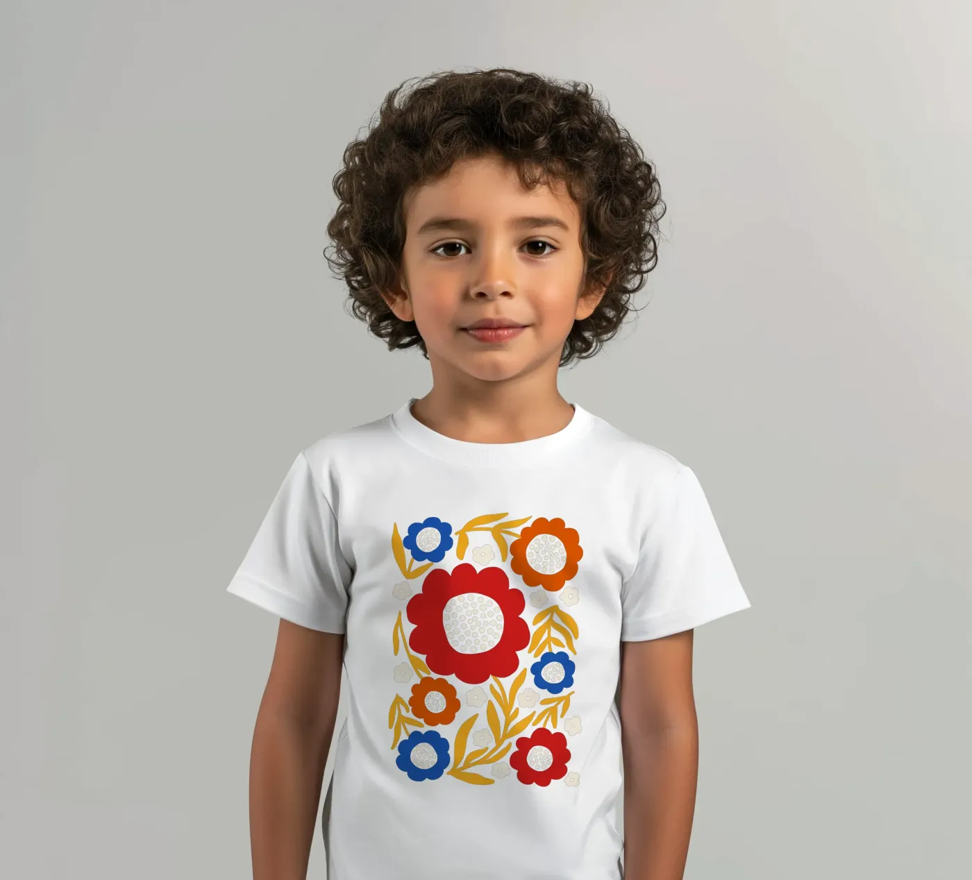 Rustic bloom kids t-shirt by TijanaArtStudio88