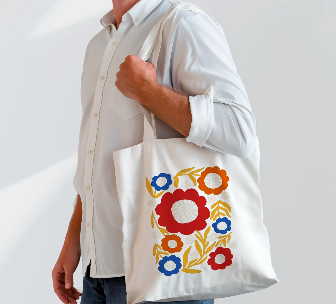 Rustic bloom borsa in juta da TijanaArtStudio88