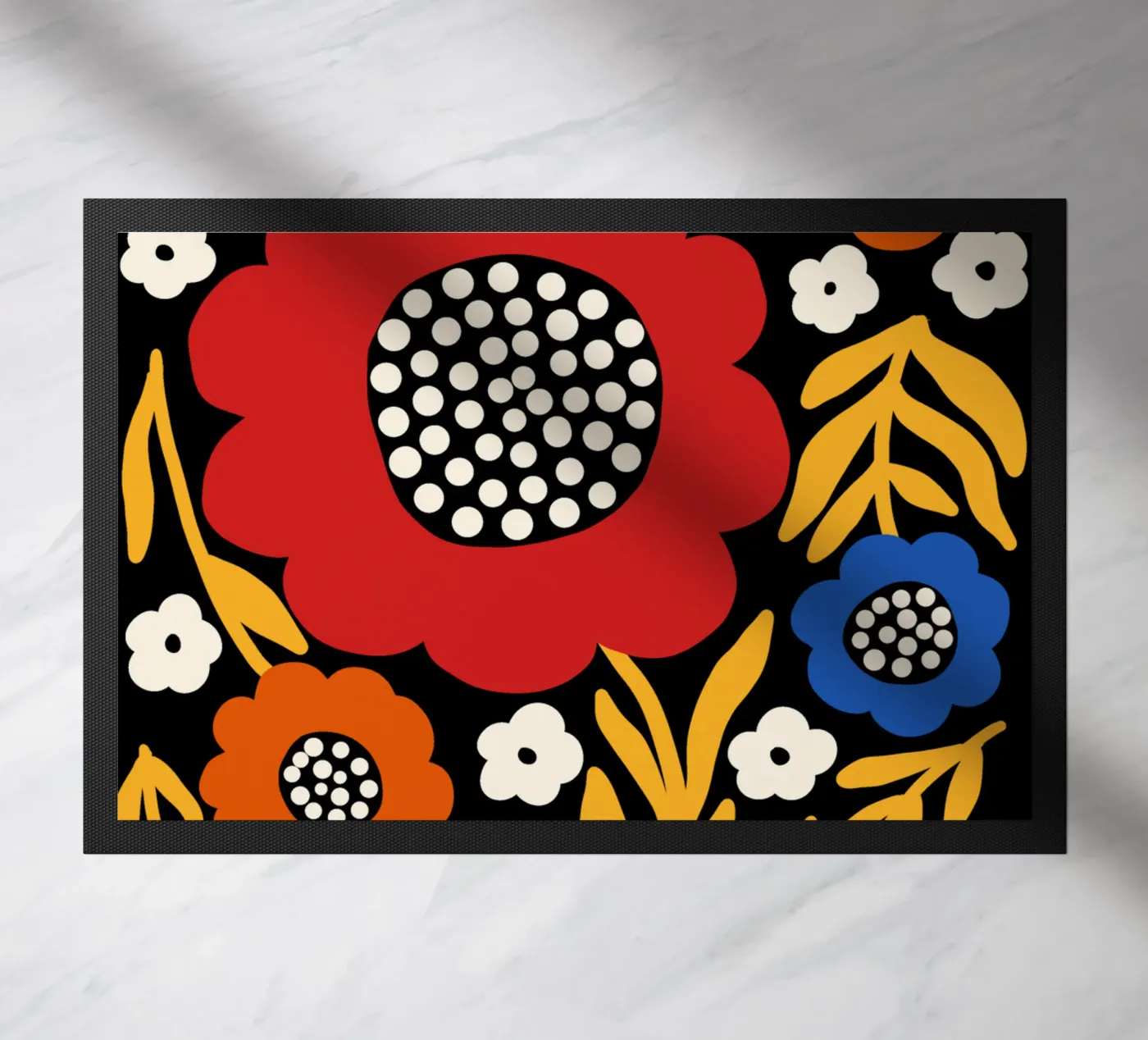 Rustic bloom paillasson de TijanaArtStudio88