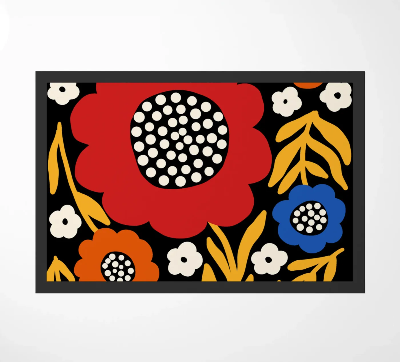 Rustic bloom paillasson de TijanaArtStudio88