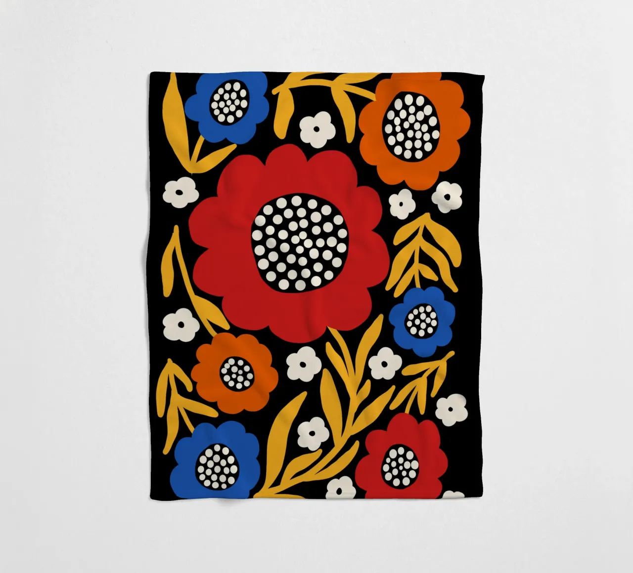 Rustic bloom coperta in pile da TijanaArtStudio88