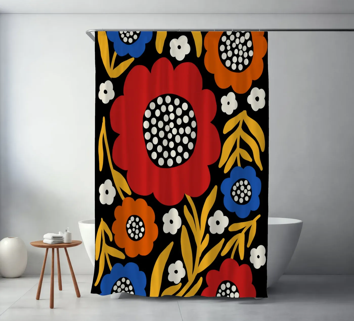 Rustic bloom Duschvorhang von TijanaArtStudio88