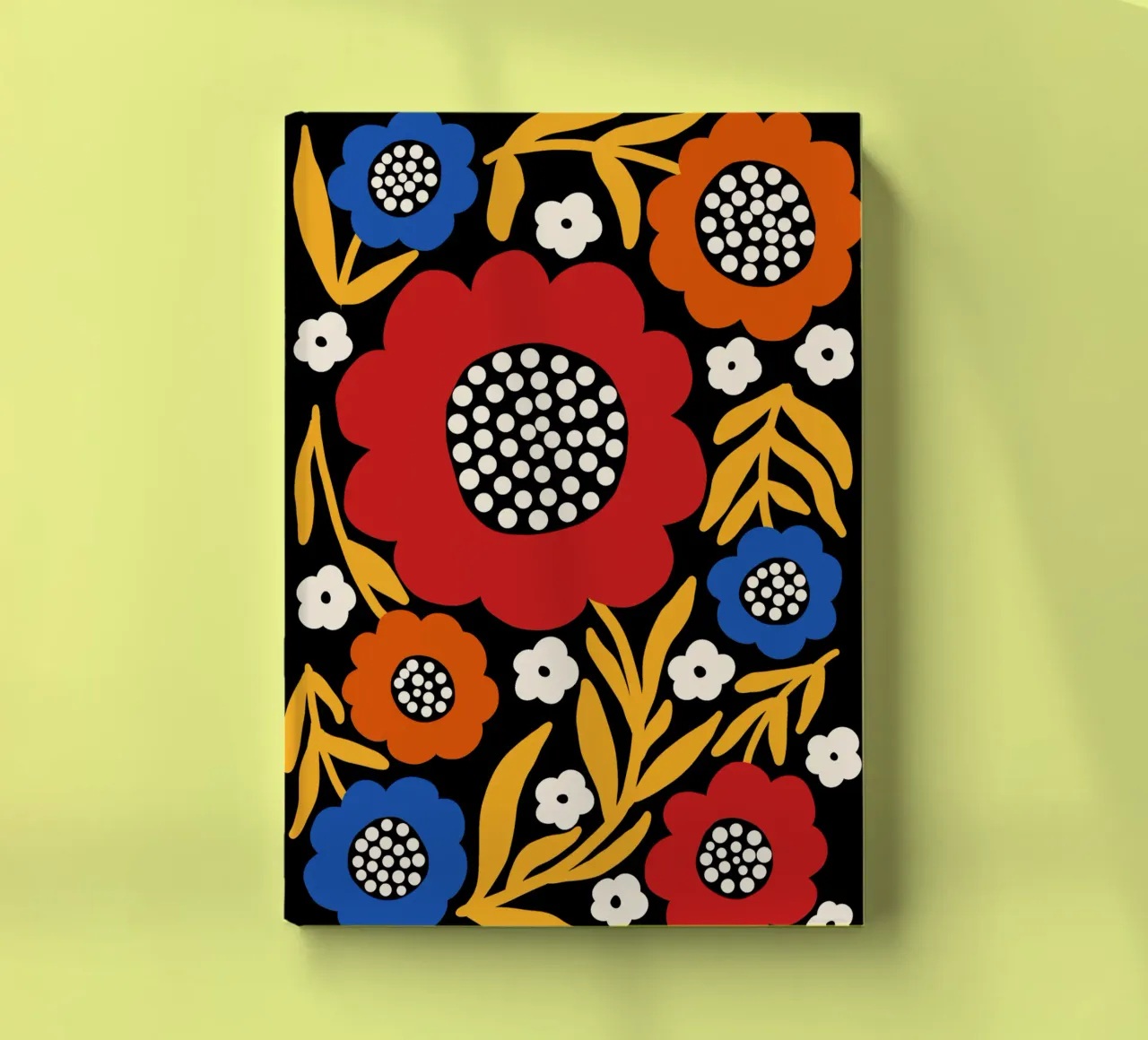 Rustic bloom notebook by TijanaArtStudio88