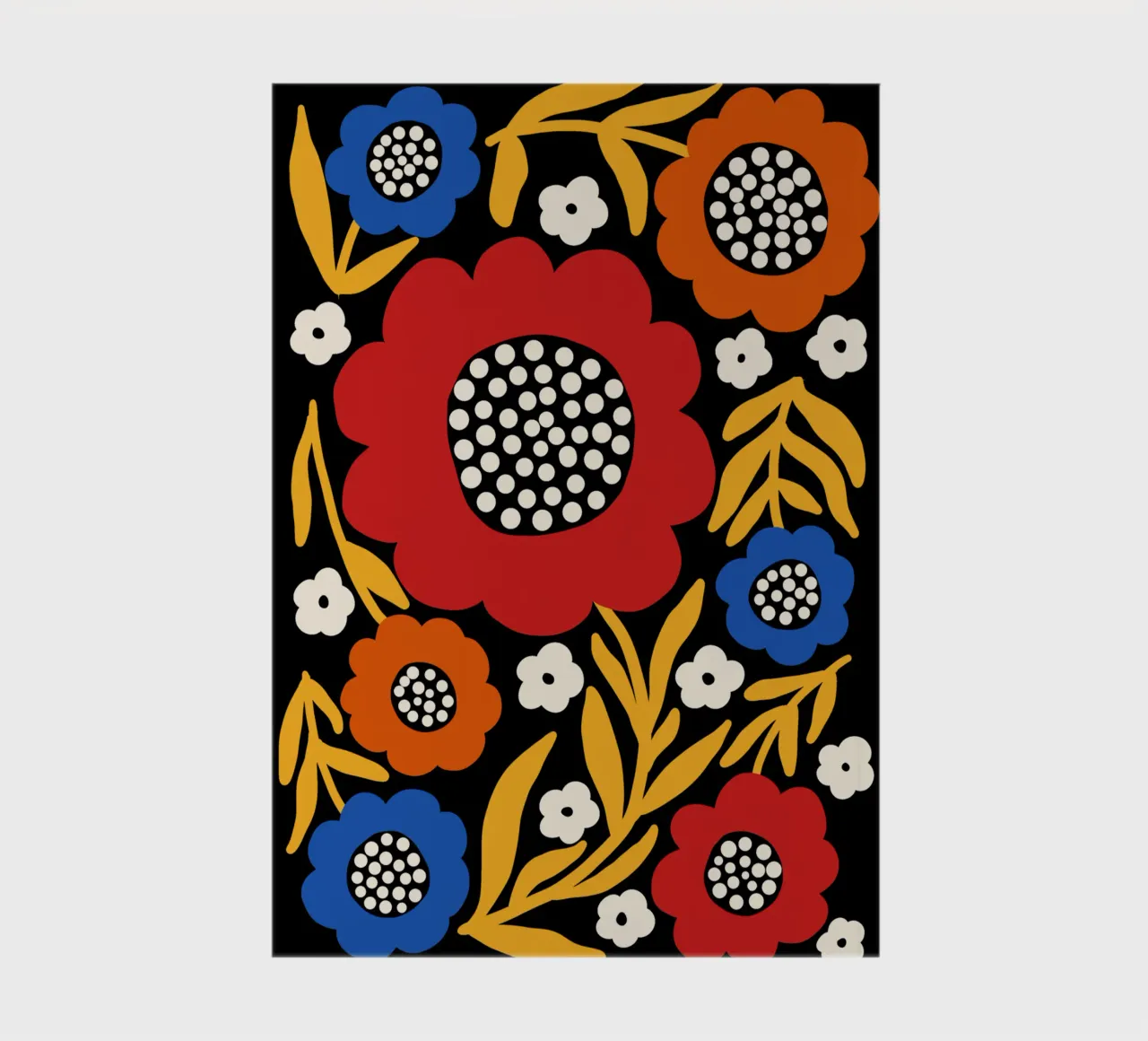 Rustic bloom notebook by TijanaArtStudio88