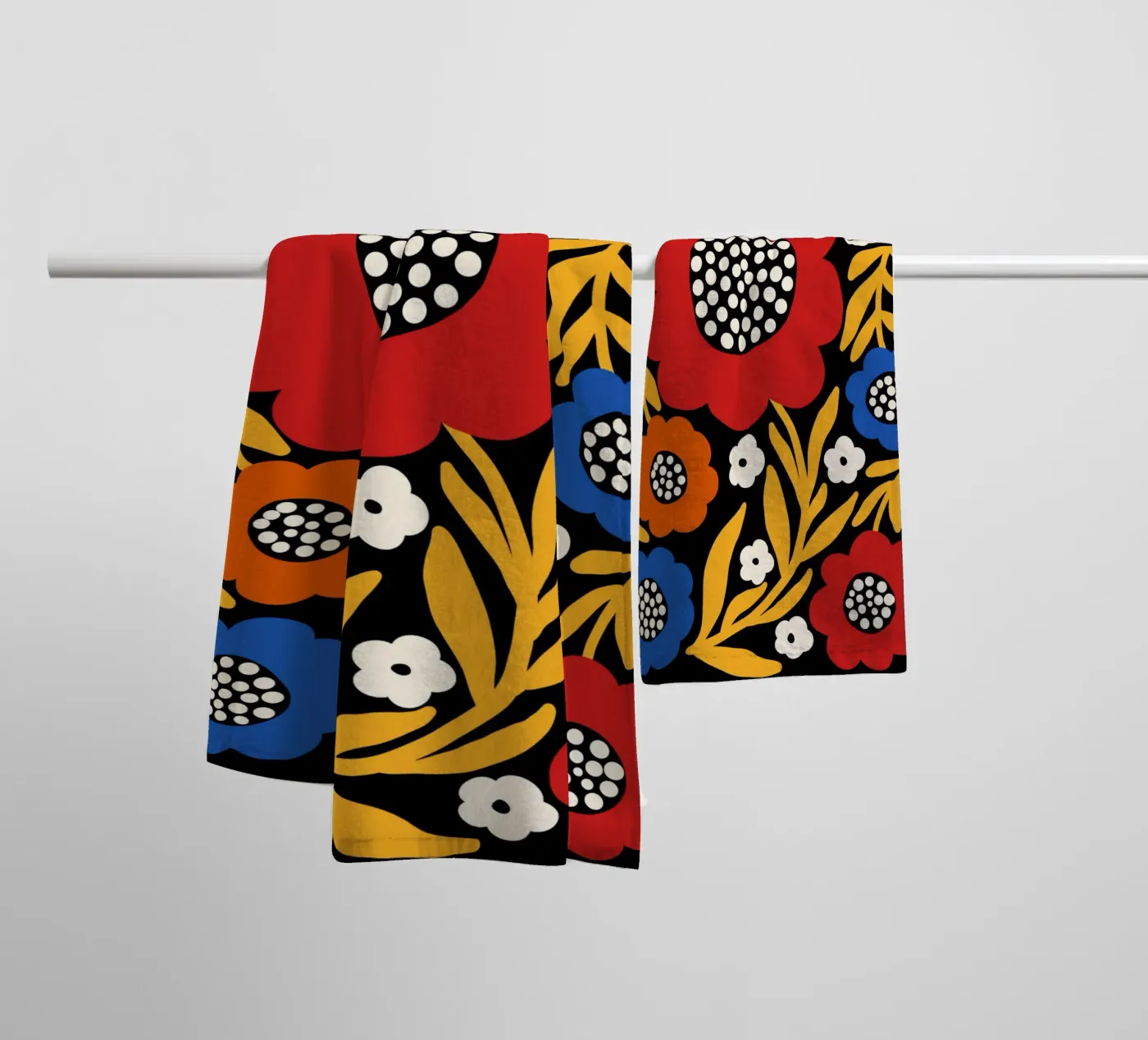 Rustic bloom towel by TijanaArtStudio88