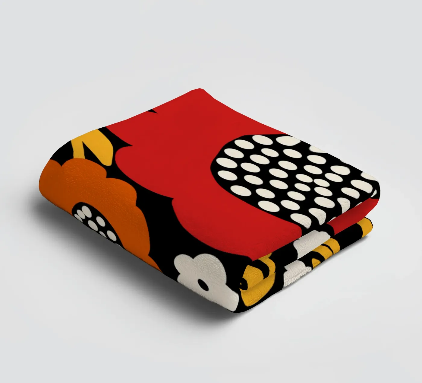 Rustic bloom badhanddoek van TijanaArtStudio88