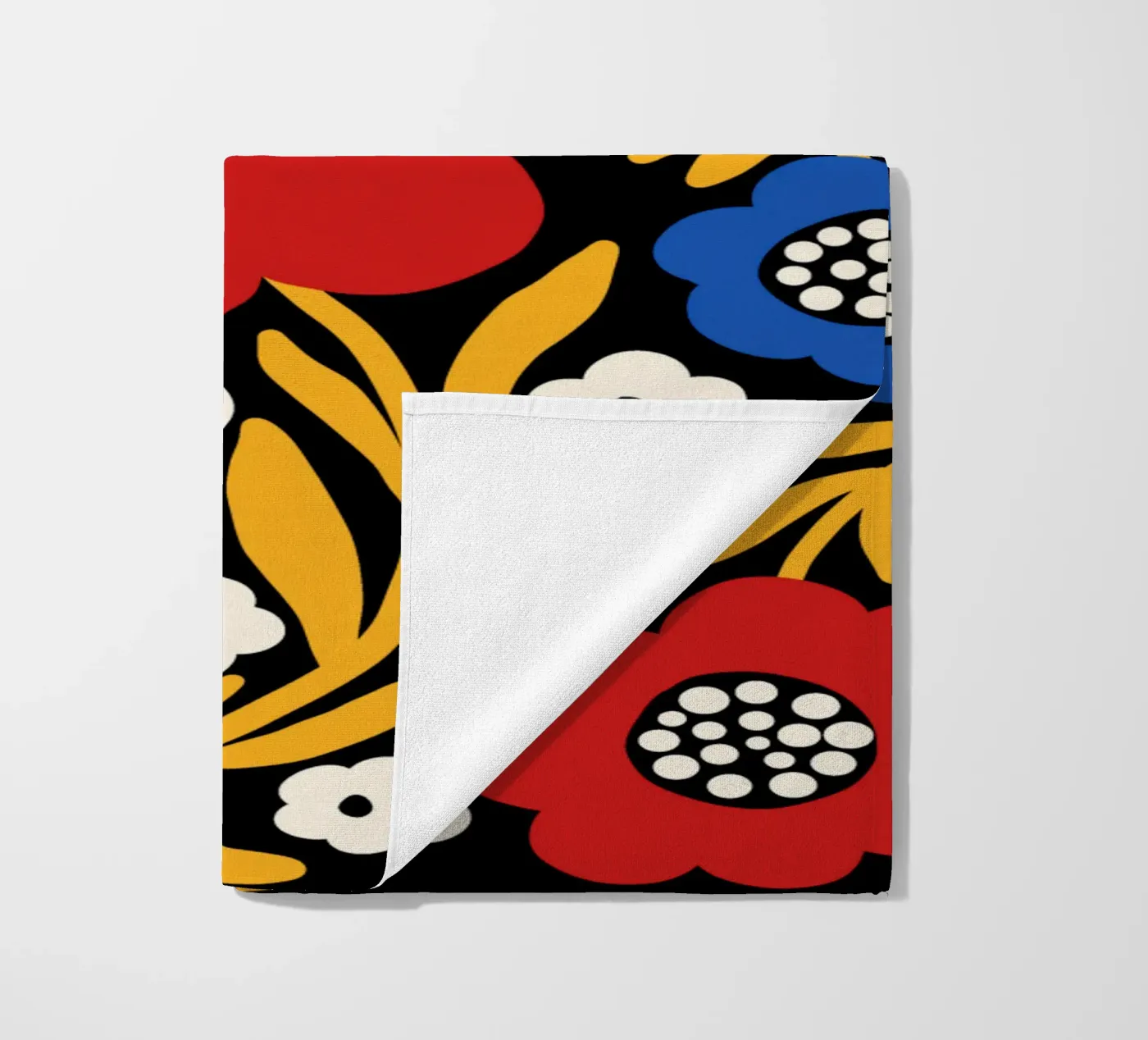 Rustic bloom strandhanddoek van TijanaArtStudio88