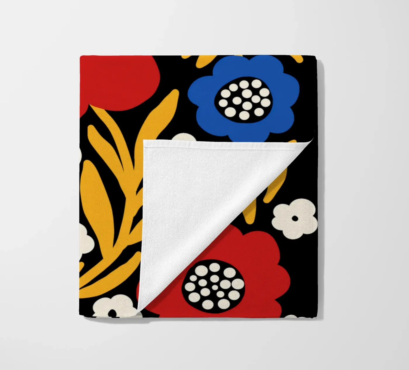 Rustic bloom strandhanddoek van TijanaArtStudio88