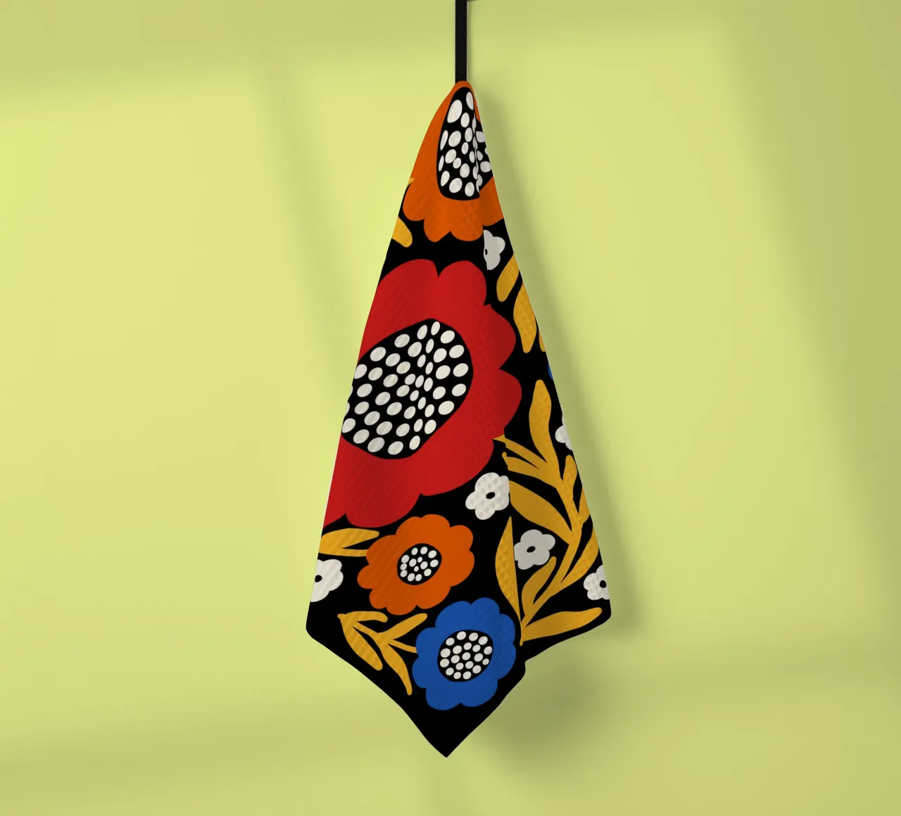 Rustic bloom Geschirrtuch von TijanaArtStudio88