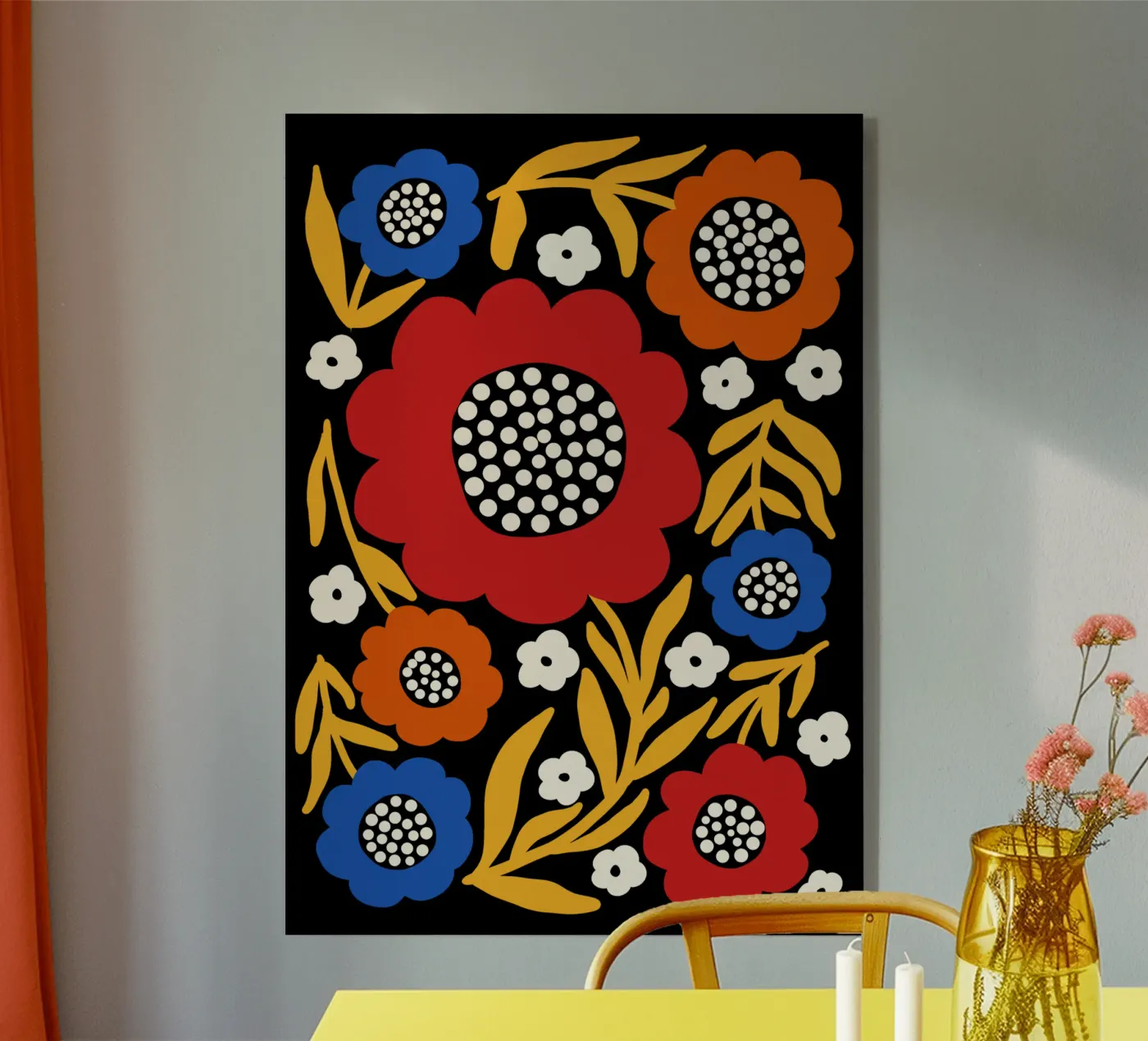 Rustic bloom plexiglass da TijanaArtStudio88