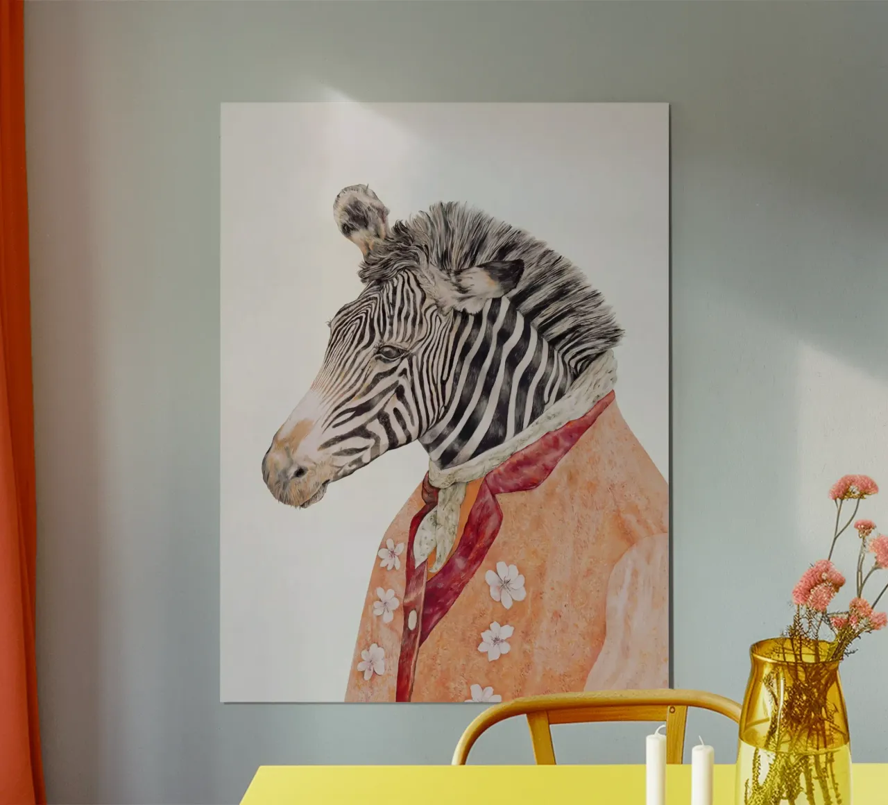 Zebra Guy poster by Animal Crew
