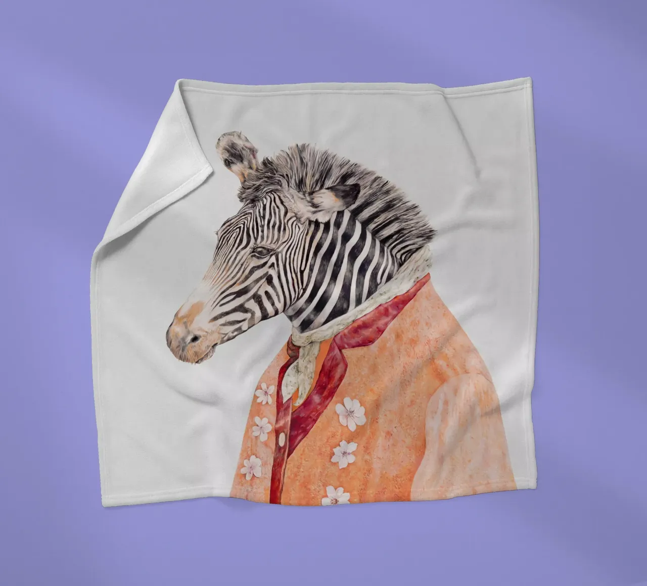 Il tipo della zebra coperta in pile da Animal Crew
