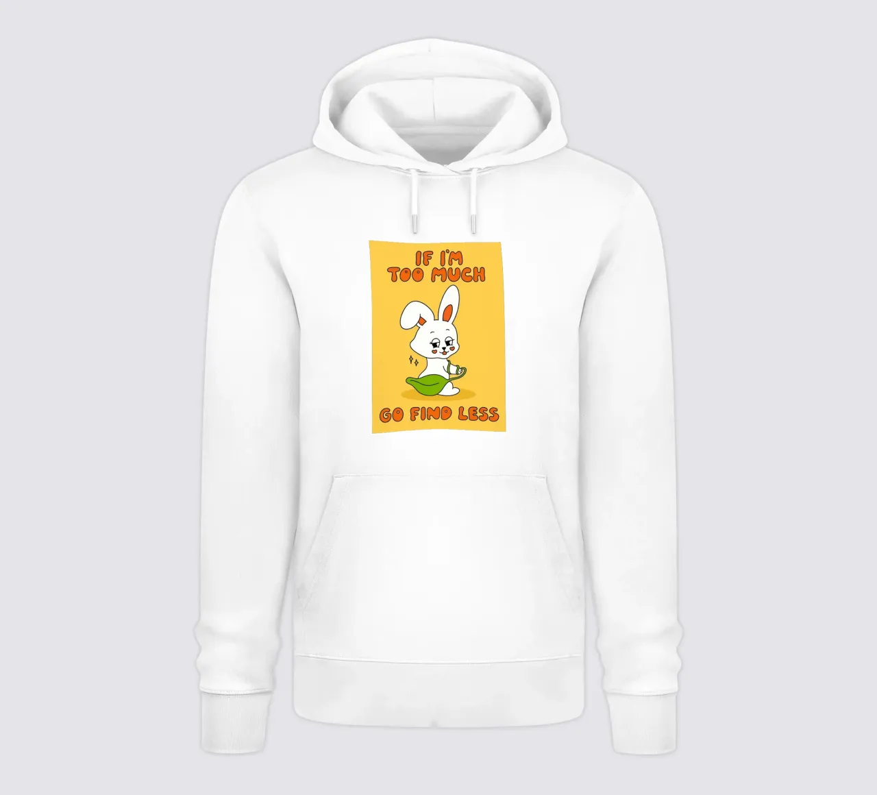 andare a cercare un coniglio in meno felpa con cappuccio da bojoonxs