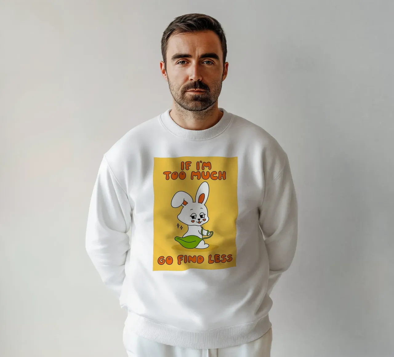 andare a cercare un coniglio in meno felpa da bojoonxs