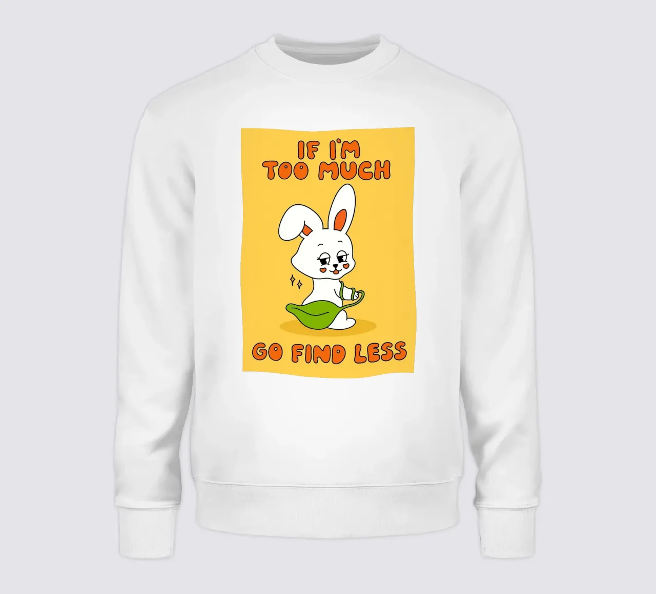 andare a cercare un coniglio in meno felpa da bojoonxs