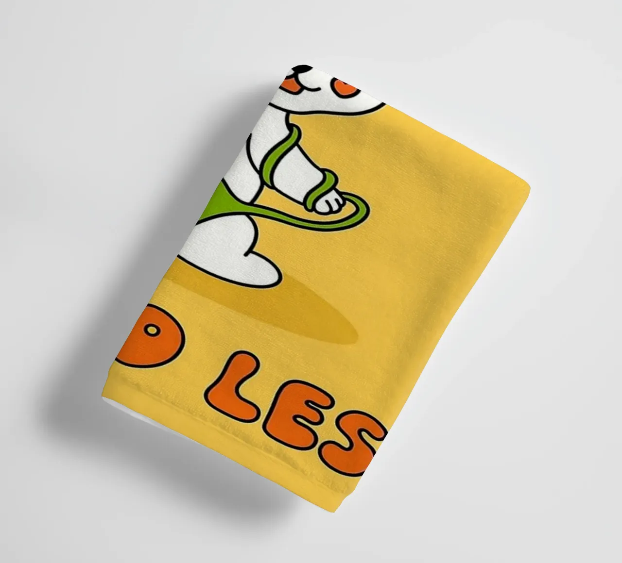 Geh und finde weniger Kaninchen Handtuch von bojoonxs