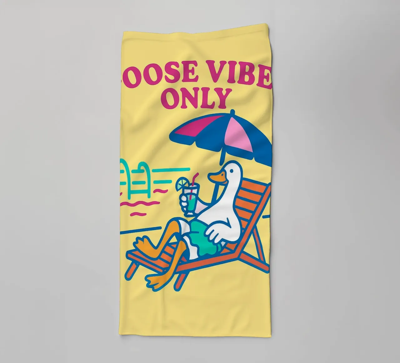goose vibes only towel by bojoonxs