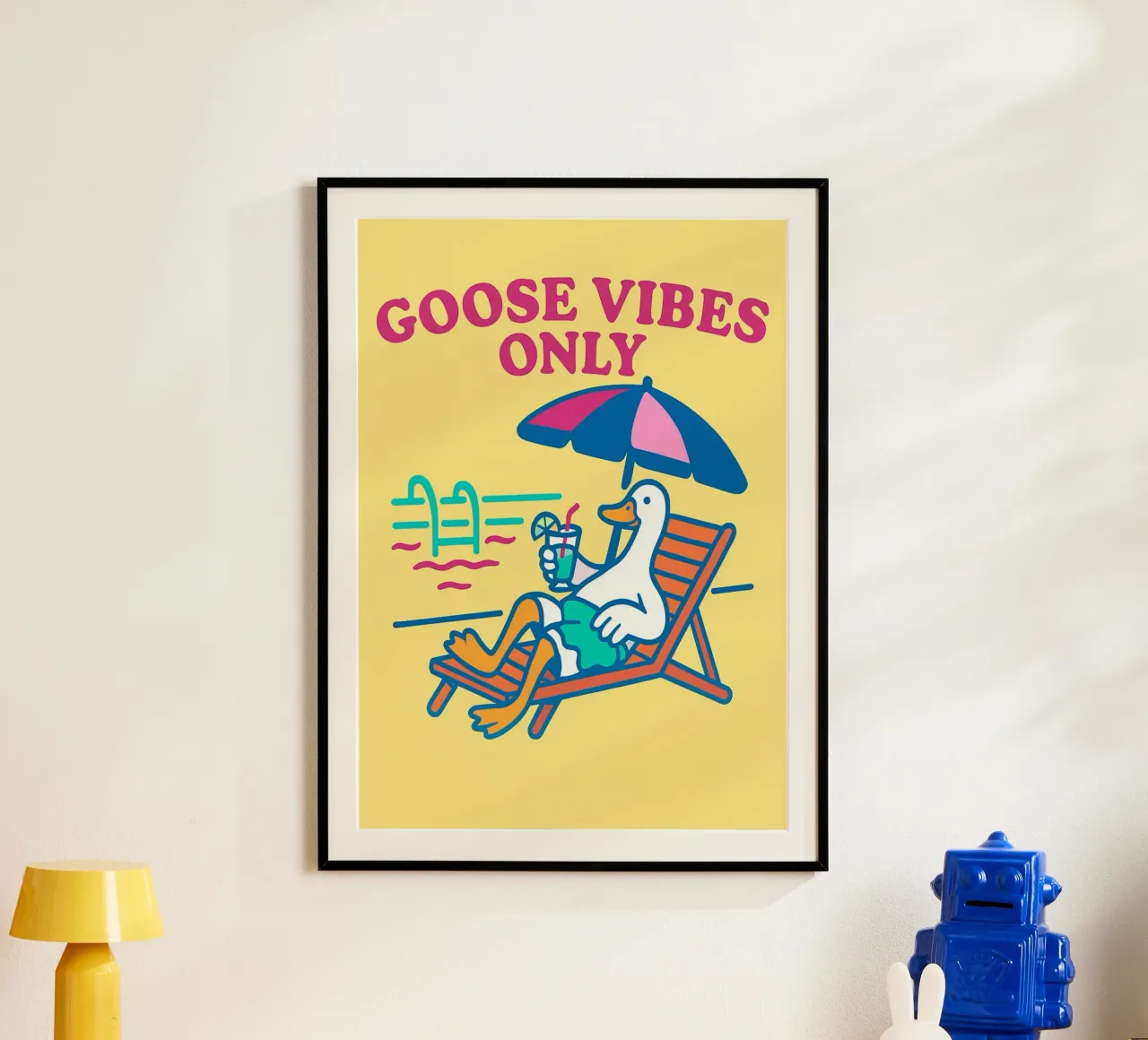solo vibrazioni d'oca poster da bojoonxs