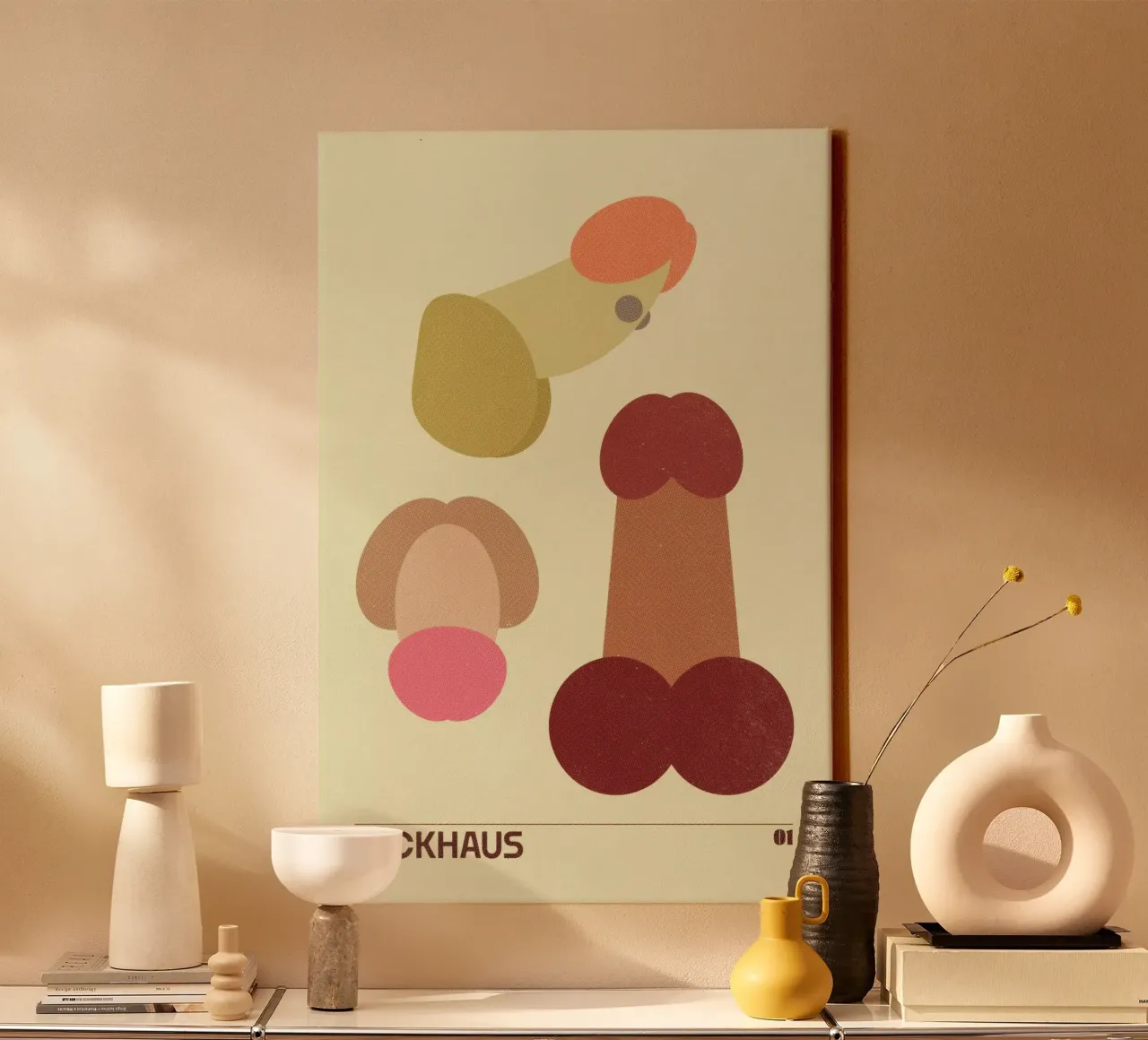 Dickhaus tela con Cornice a cassetta da Jonas Loose