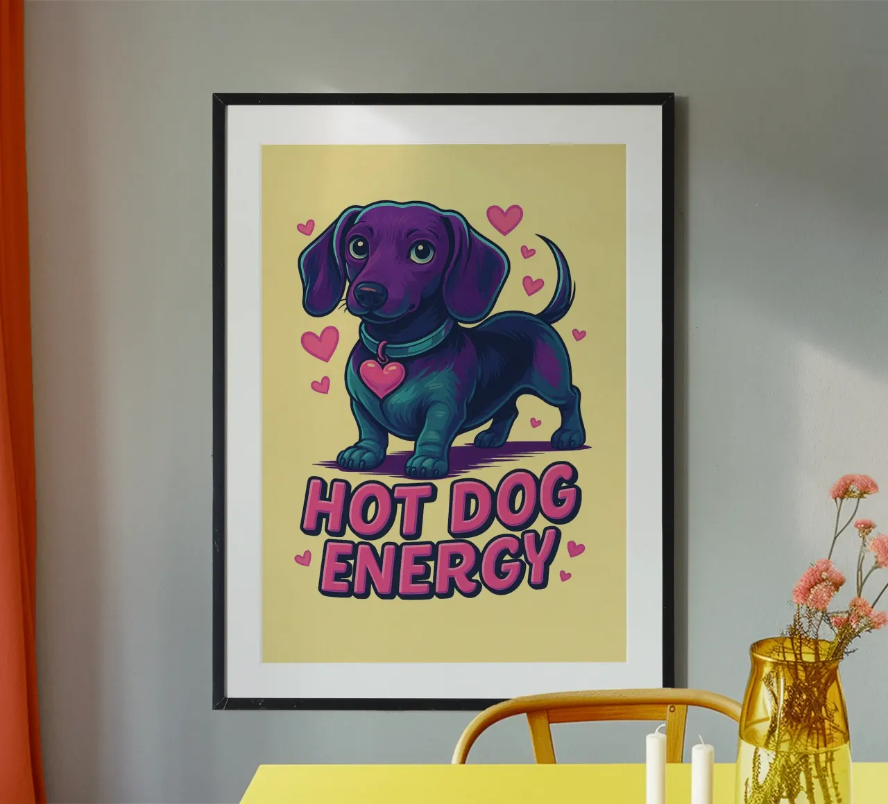 energia per hot dog poster da bojoonxs