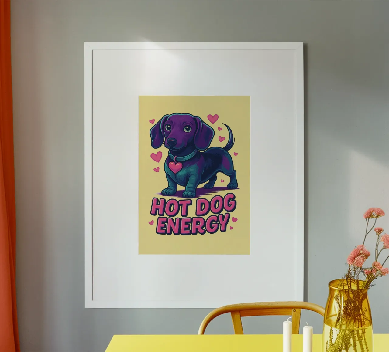 energia per hot dog poster da bojoonxs