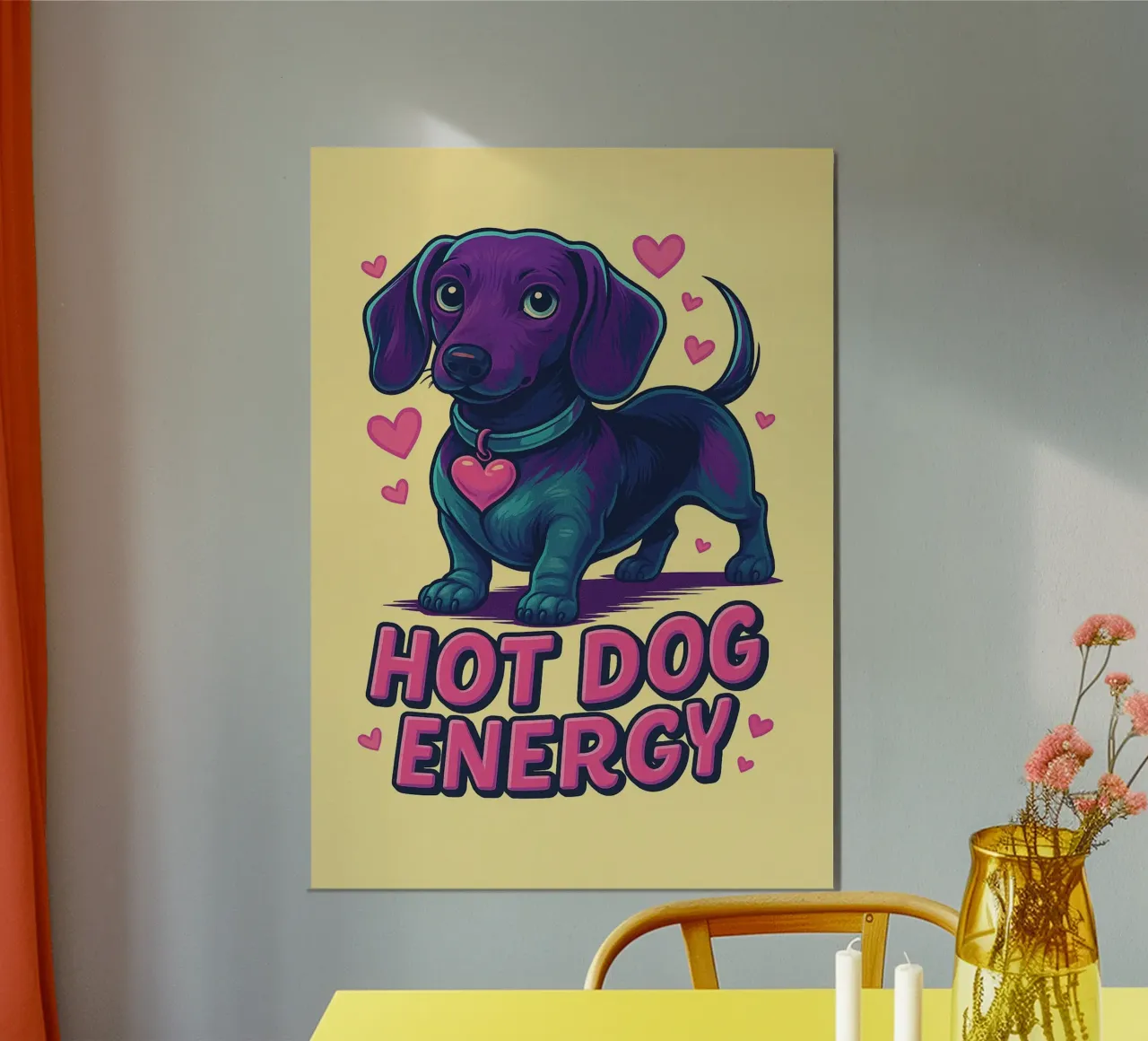 energia per hot dog poster da bojoonxs