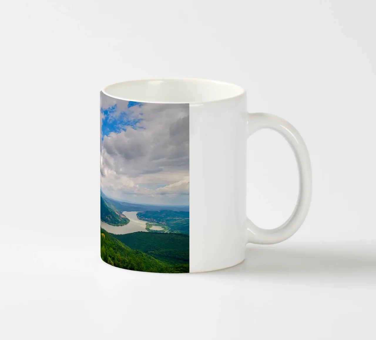 Ansa del Danubio in Ungheria tazza in ceramica da anderm