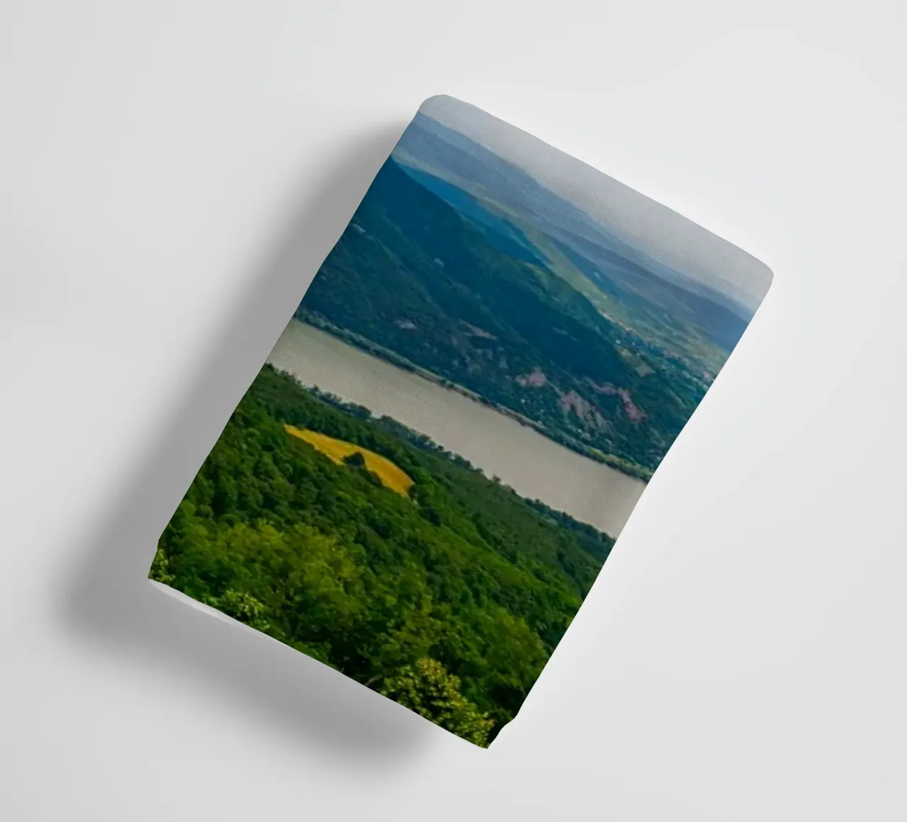 Ansa del Danubio in Ungheria asciugamano da bagno da anderm
