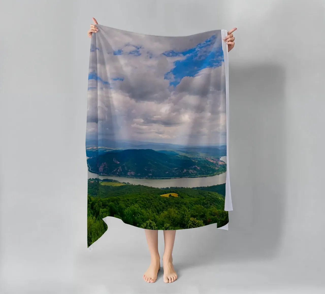 Ansa del Danubio in Ungheria telo mare da anderm