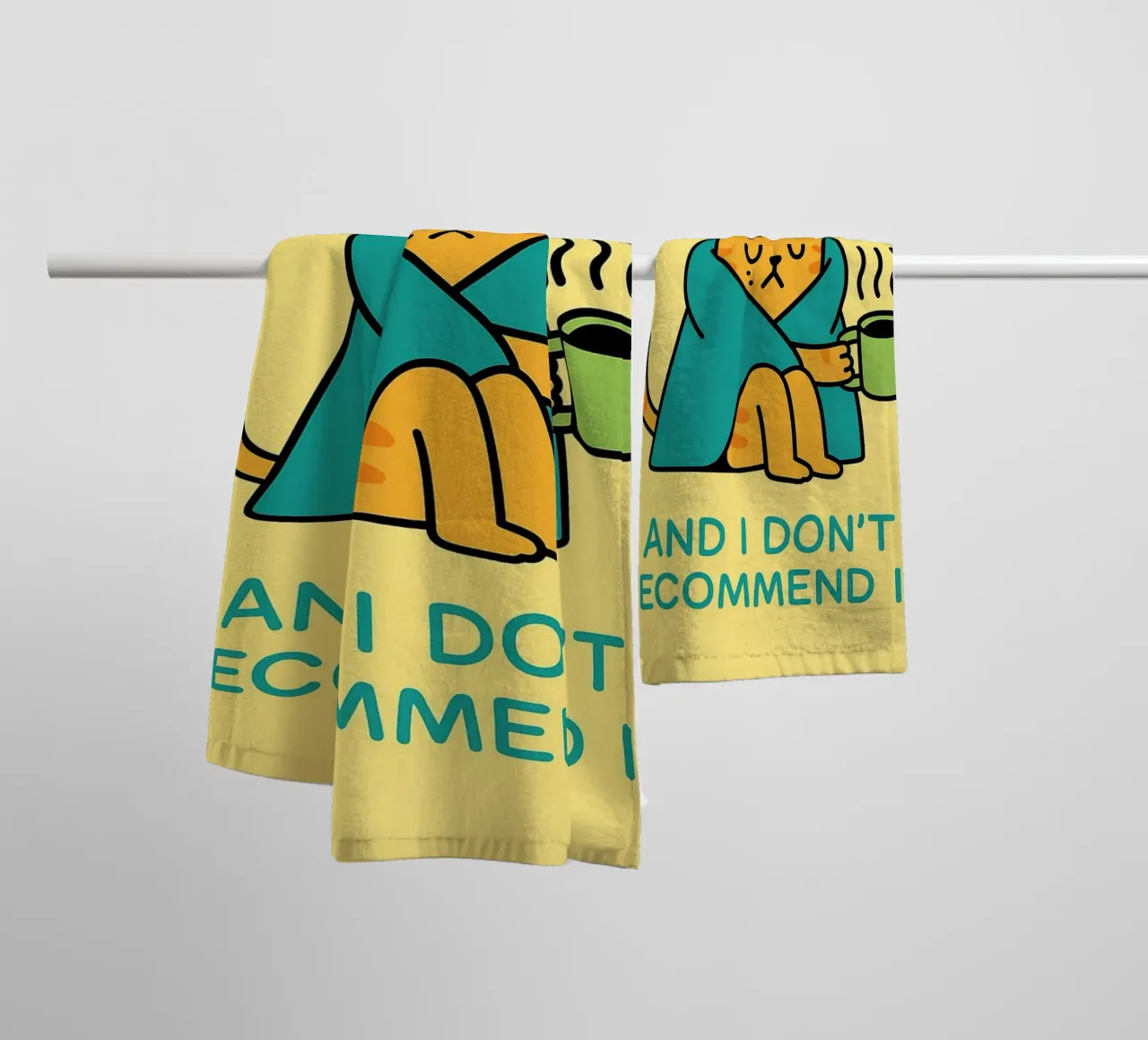 i dont recomended it cat towel by bojoonxs