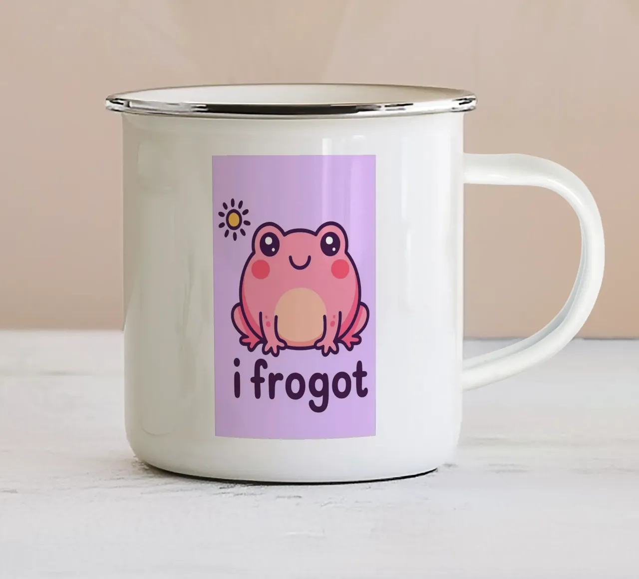 Ho fatto la rana tazza in smalto da bojoonxs