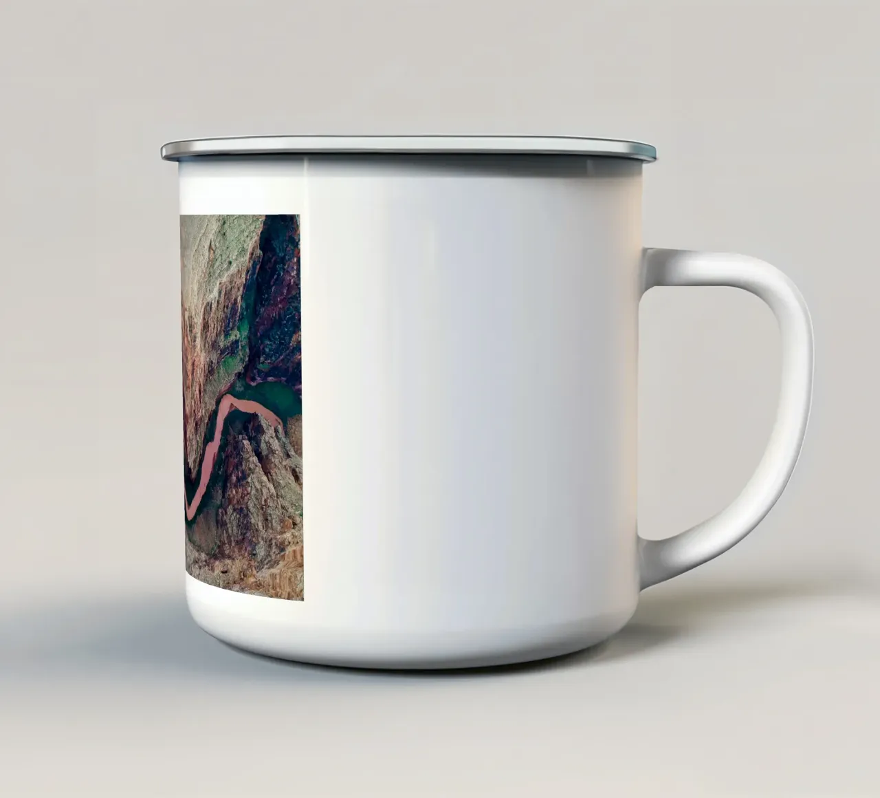 Little Colorado river tazza in smalto da anderm
