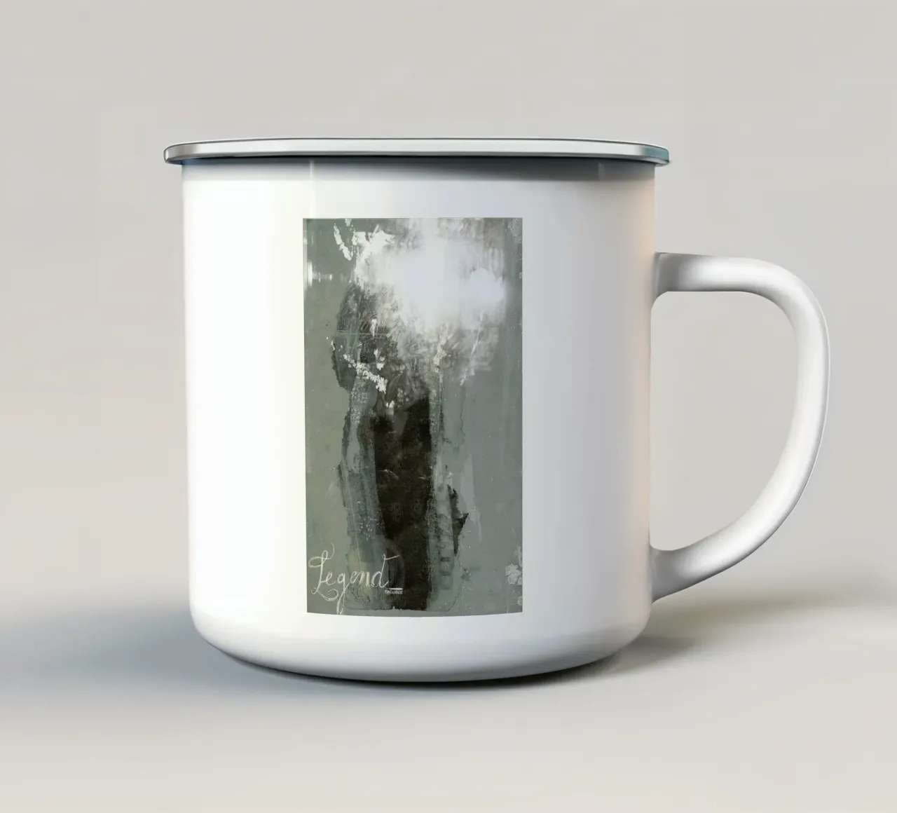 Legend 2 enamel mug by Sandrine Pagnoux