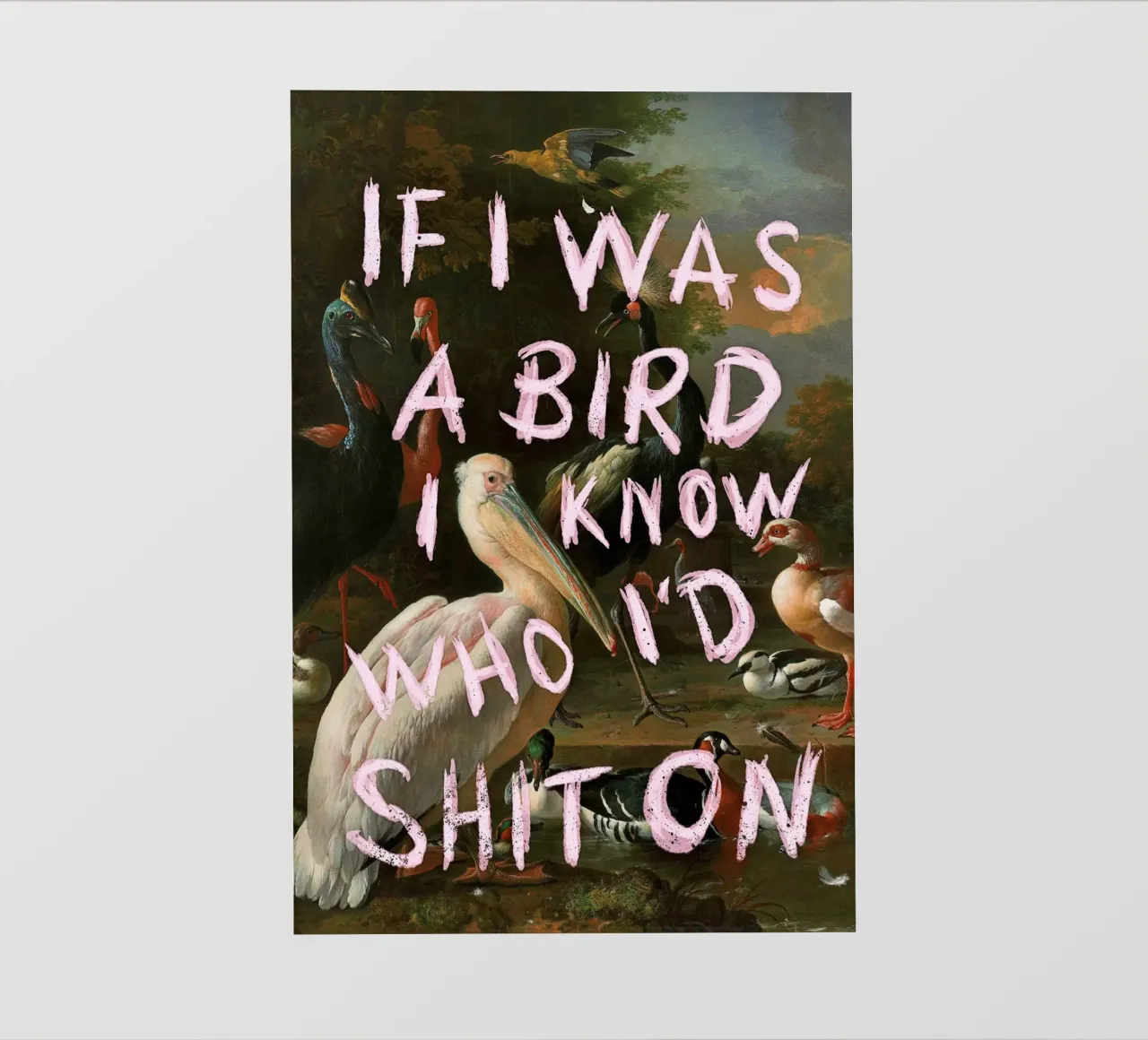 If I Was A Bird lámina retroiluminada de Jonas Loose