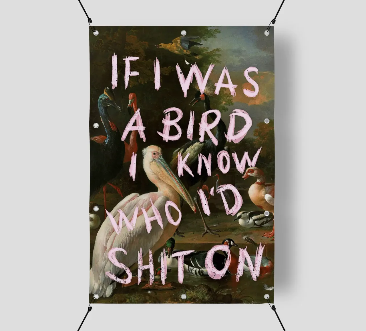 If I Was A Bird telo in pvc da Jonas Loose