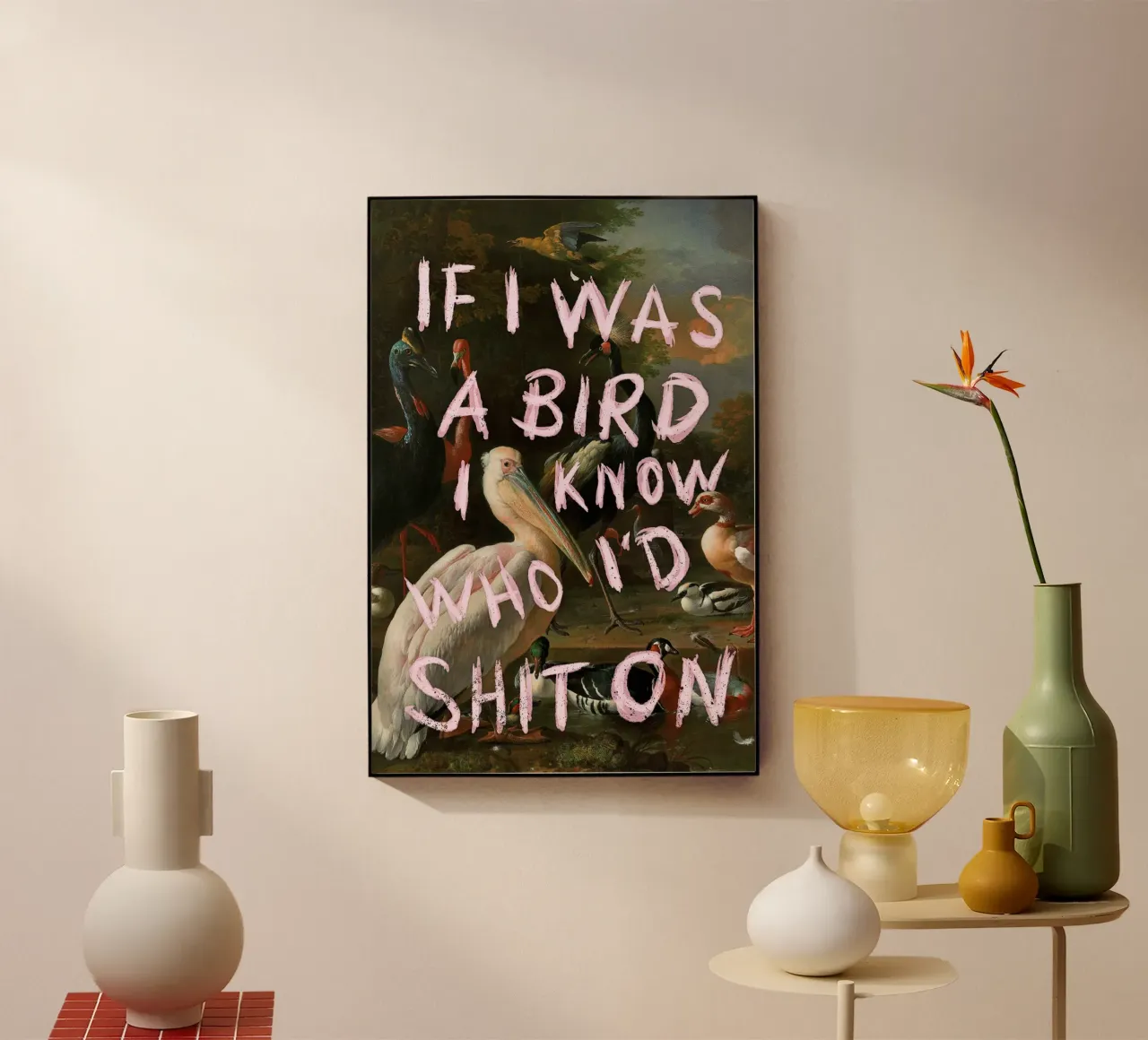 If I Was A Bird plexiglass da Jonas Loose