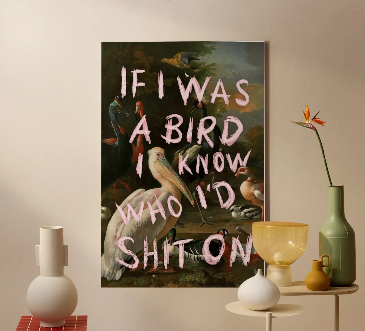 If I Was A Bird Leinwand von Jonas Loose