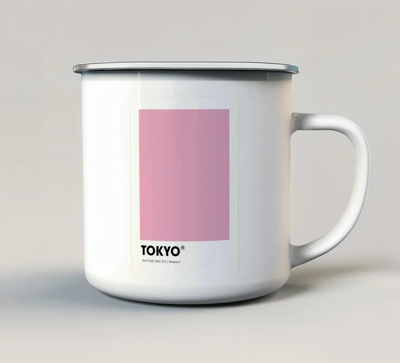 Tokyo tazza in smalto da Sabine Klein
