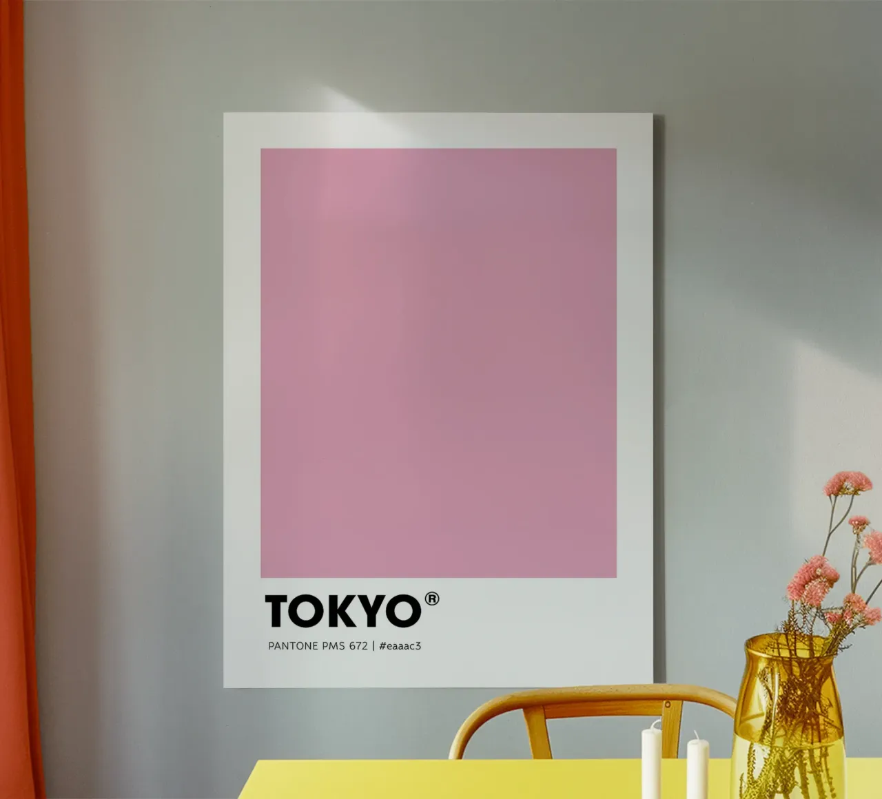 Tokio canvas met Baklijst van Sabine Klein