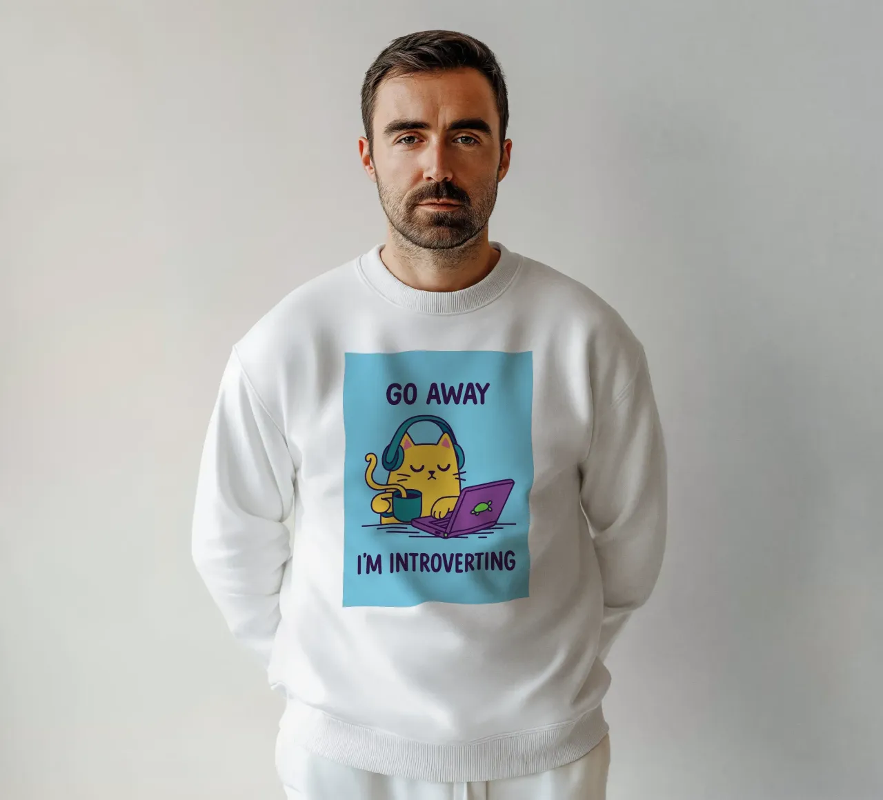 Sono contro i gatti stupidi felpa da bojoonxs