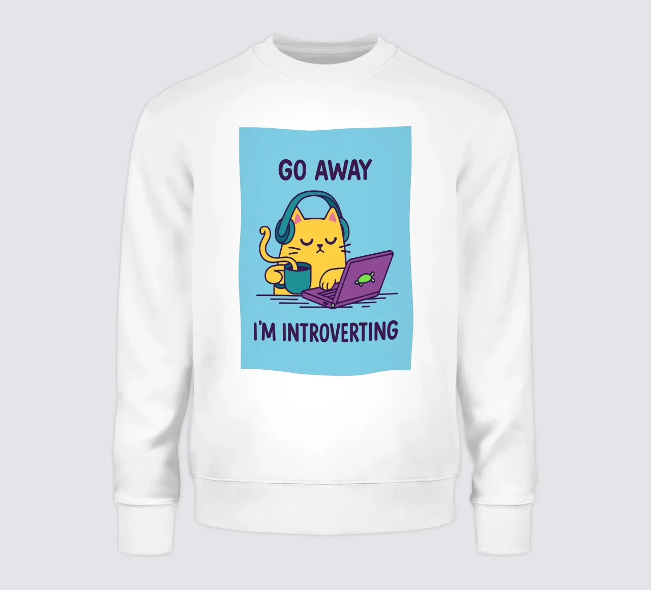 Sono contro i gatti stupidi felpa da bojoonxs